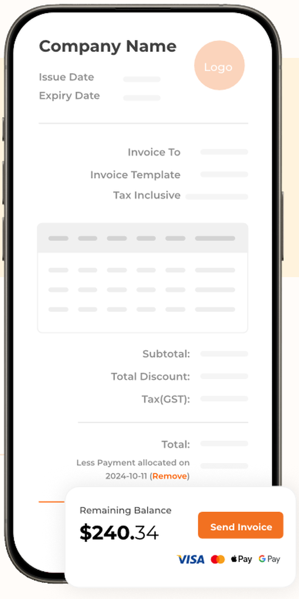 Automated Invoicing Set up recurring invoices for subscription-based services or repeat clients, reducing manual effort.