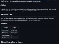 Unofficial Discord 3DS Client Screenshot 1