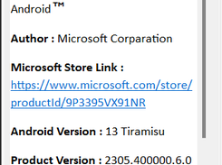 WSA Installer Screenshot 1