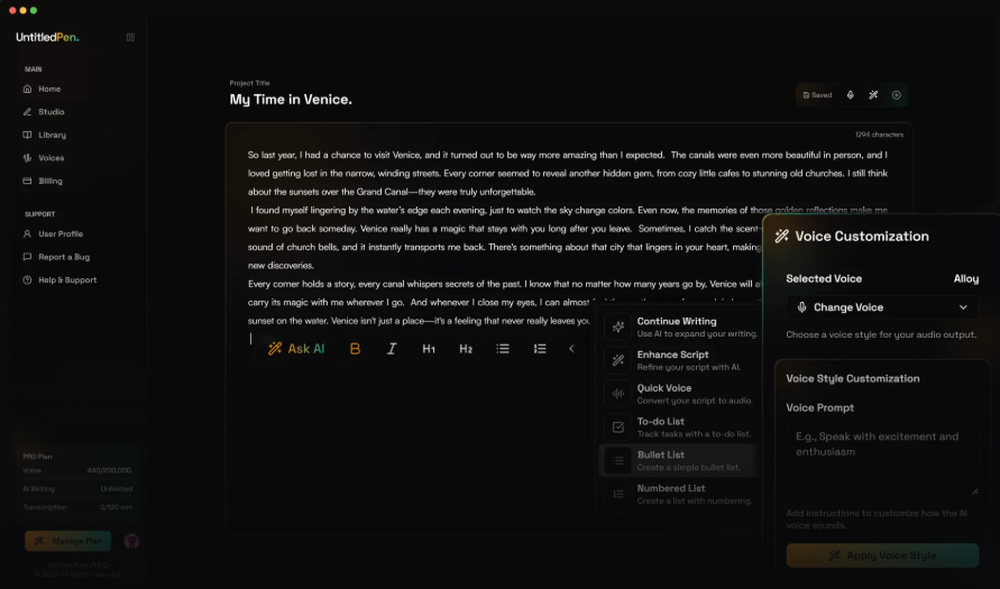 UntitledPen Screenshot 1