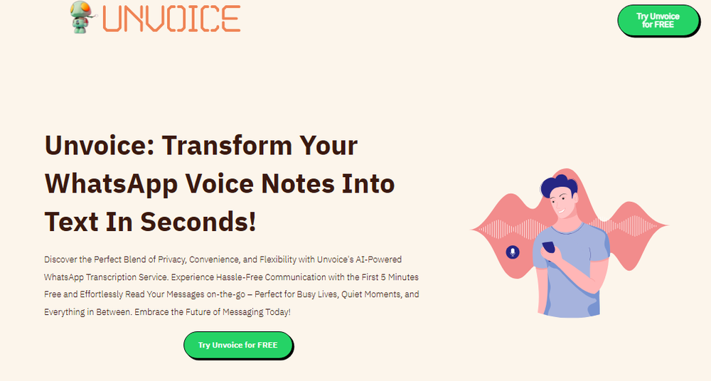 Unvoice Screenshot 1