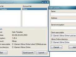 Launcher - Add server