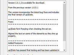 up2Date GUI
