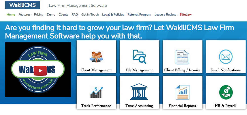WakiliCMS Screenshot 1