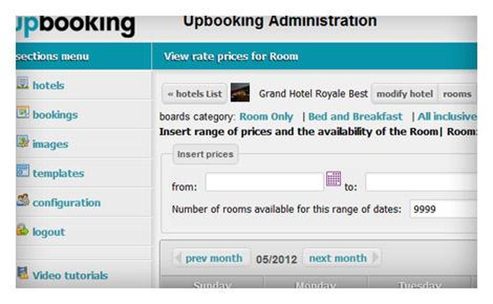 upbooking Screenshot 1