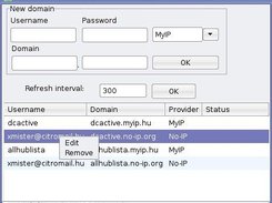 Options per domains