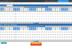 Availability and Rate Chart