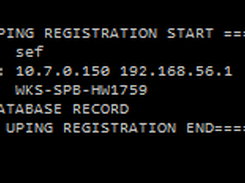 Uping user logon registration
