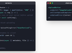 UploadThing Screenshot 1