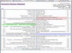 ISA - Interactive Sentence Alignment