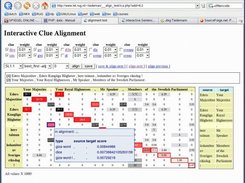 ICA - the Interactive Clue Aligner