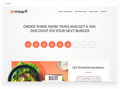 Loyalty program in the UpMenu online food ordering system