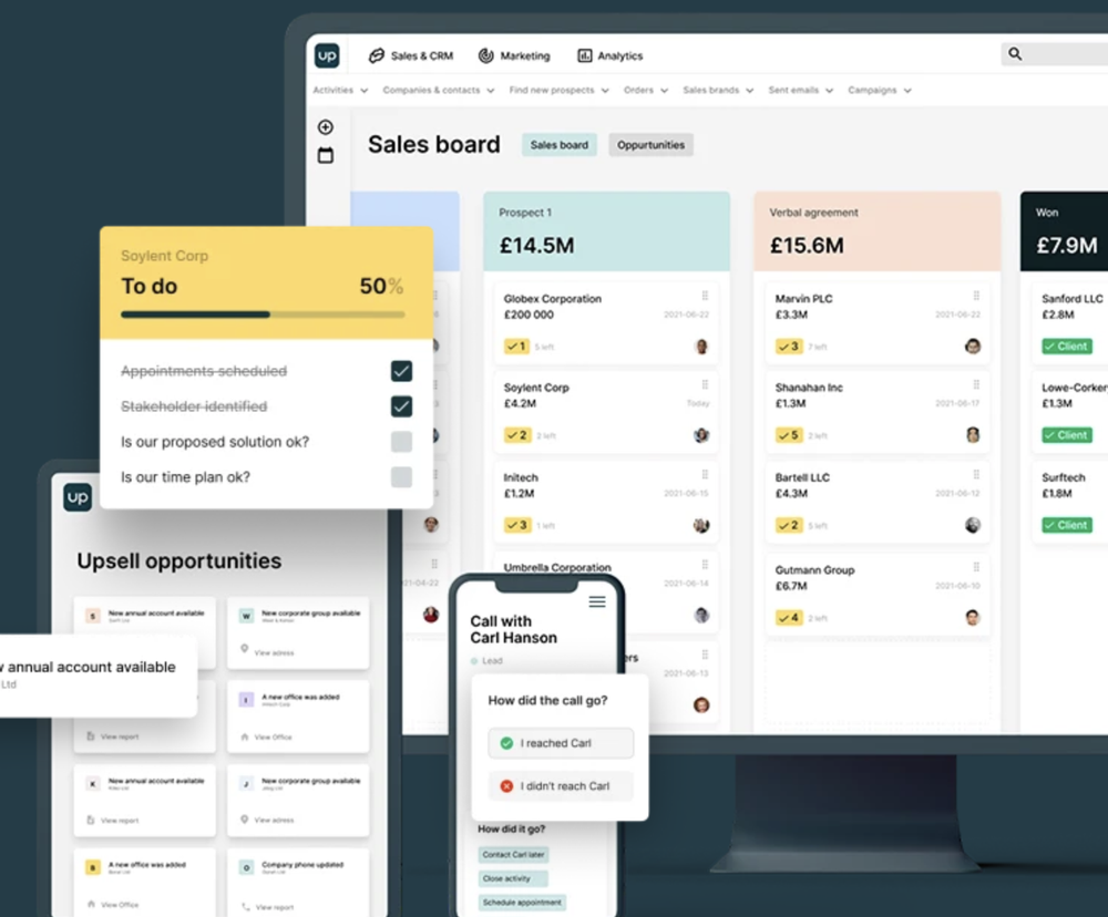 Upsales Screenshot 1
