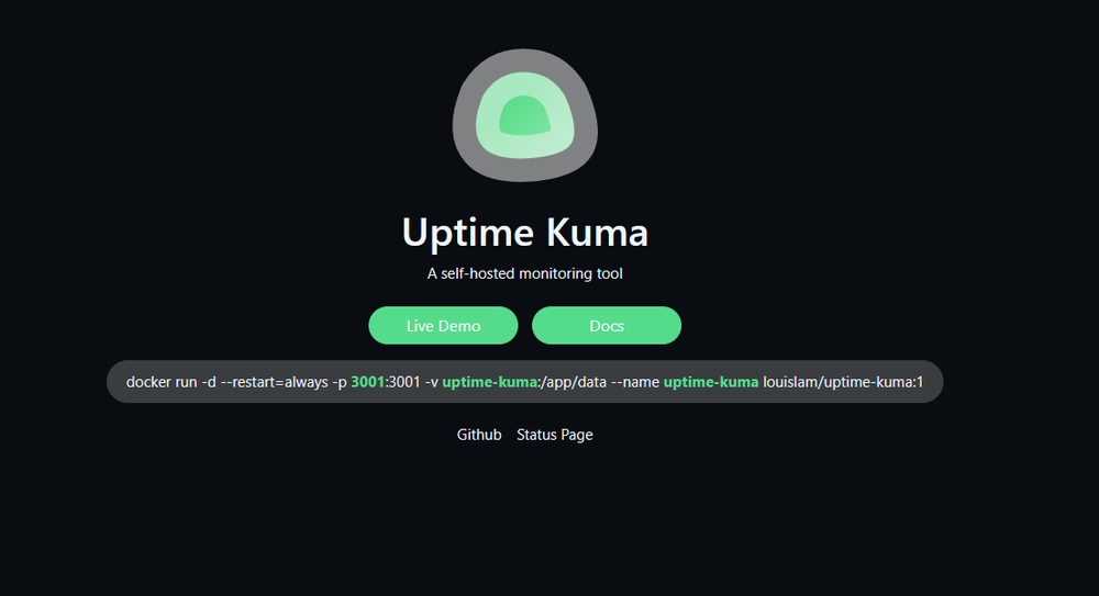 Uptime Kuma Screenshot 1