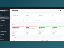 Web Performance Dashboards: Customize system monitoring dashboards to report on critical data across alerts, check types, and SLAs -- segmented by account user or sub-account.