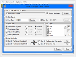 Save disk space by compressing programs that are not used often, but are necessary.