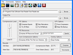 Quickly compress with all major functions in one window.