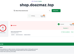 URL Checker - Phishing Result