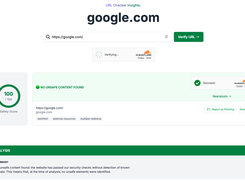 URL Checker - Google result