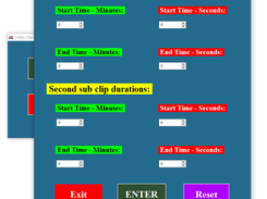 Video Clips Merger 2-6B8 (P.F+ Rev2B) PC Apps (Entry for start to end time duarations)