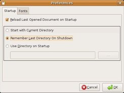 Preferences Dialog