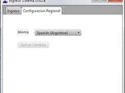 Change Locale UI ES