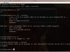 uru mri jruby and win81 cmd.exe