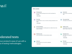 Evaluate your product's ease of use with a wide range of testing methodologies.