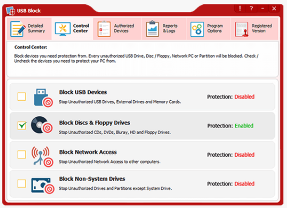 USB Block Screenshot 1