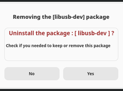 Removing library selection