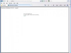 Logout screen