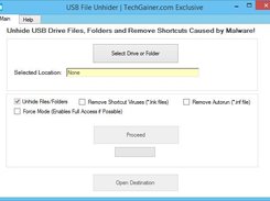Unhide files on USB drive