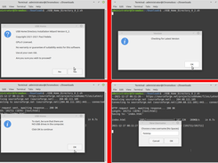 4) Run the script (tab to autocomplete command). 5) Check for latest version of the script. 6) Remove all USB drives. 7) Choose a new username.