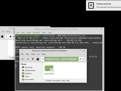 11) Automount successful. Close file browser window.