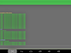 using "Serial USB terminal" 