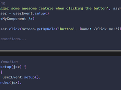 user-event Screenshot 1
