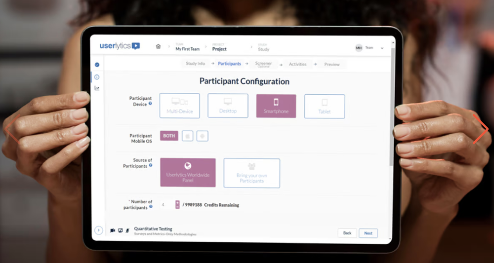 Userlytics Screenshot 1