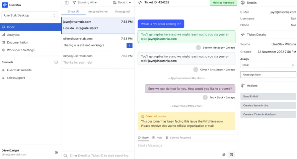 UserStak Screenshot 1