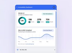 Accessibility violations fix by UserWay's AI-Powered Remediation