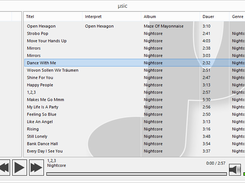 µsic Hauptbildschirm