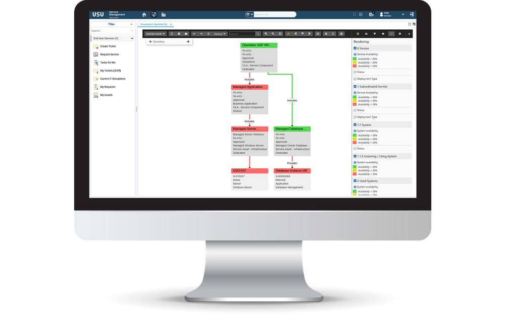 USU IT Service Management Screenshot 1