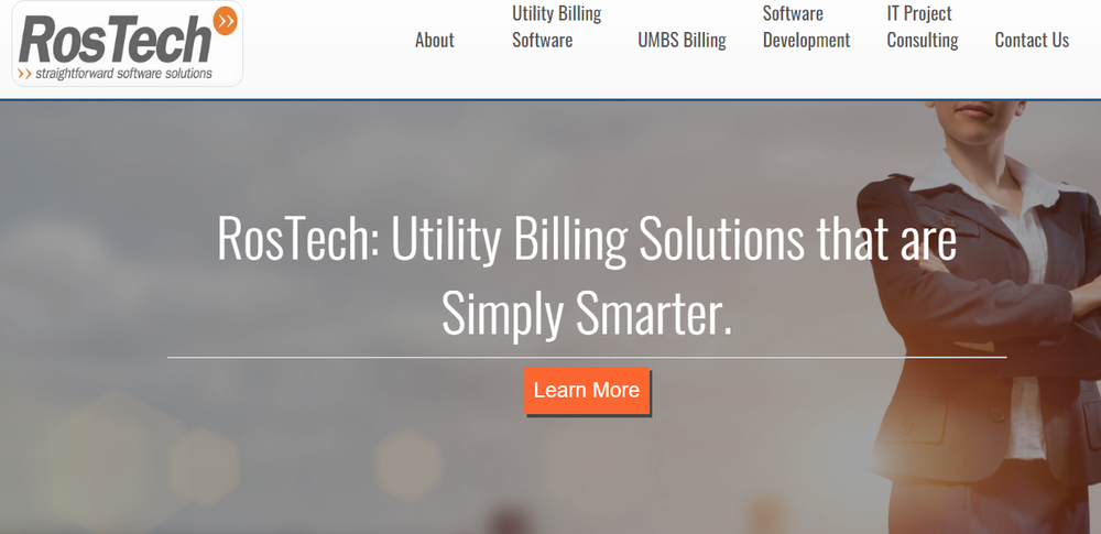 RosTech Utility Management Billing System Screenshot 1