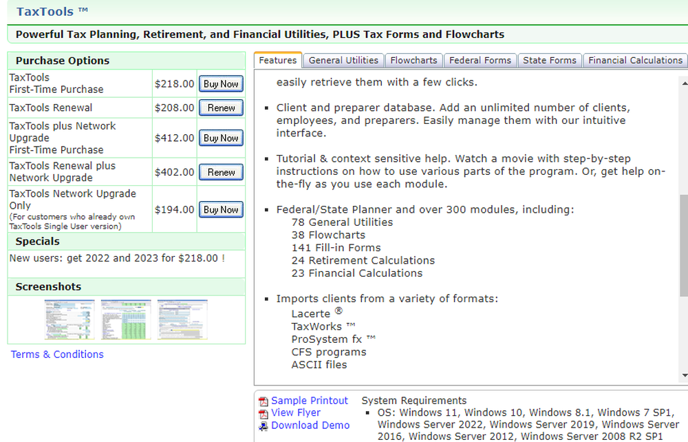 CFS TaxTools Reviews and Pricing 2024