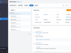 Verification in UTIP CRM