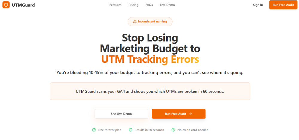 UTMGuard Screenshot 1