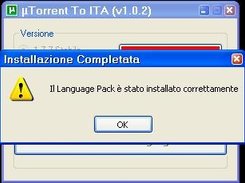 Conferma dell'installazione