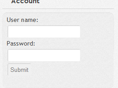 Log in form