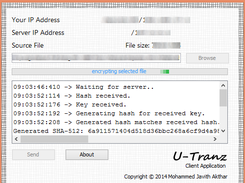 File encryption process on client side