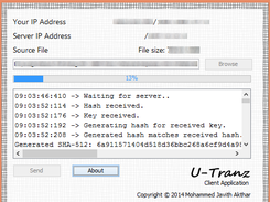 file sending process on client side