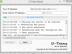 File decryption process on server side